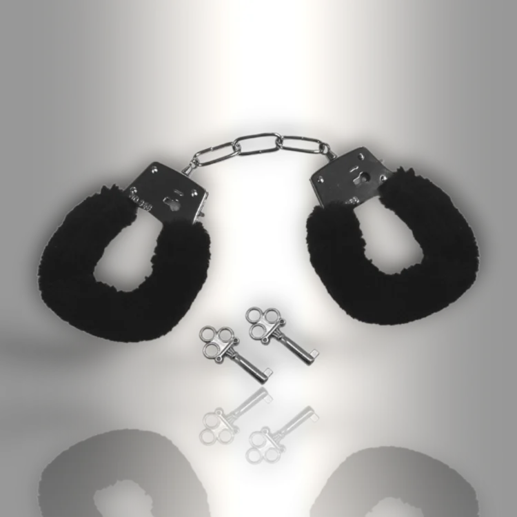 PlayLoveToys - products/furry-handcuffs-black