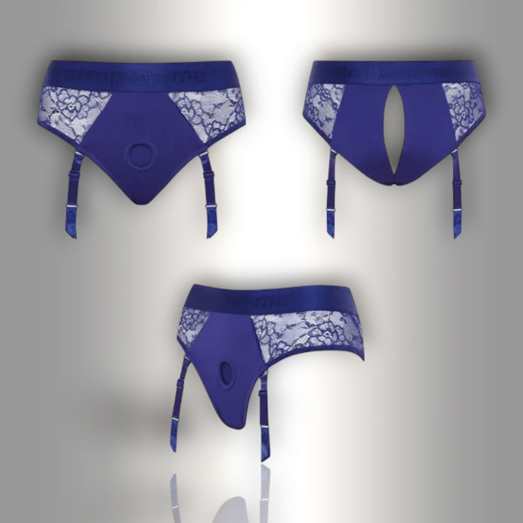 PlayLoveToys - products/harness-lingerie-diva-l-night-blue