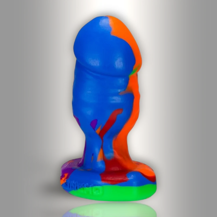 PlayLoveToys - products/honcho-3-buttplug-rainbow-large