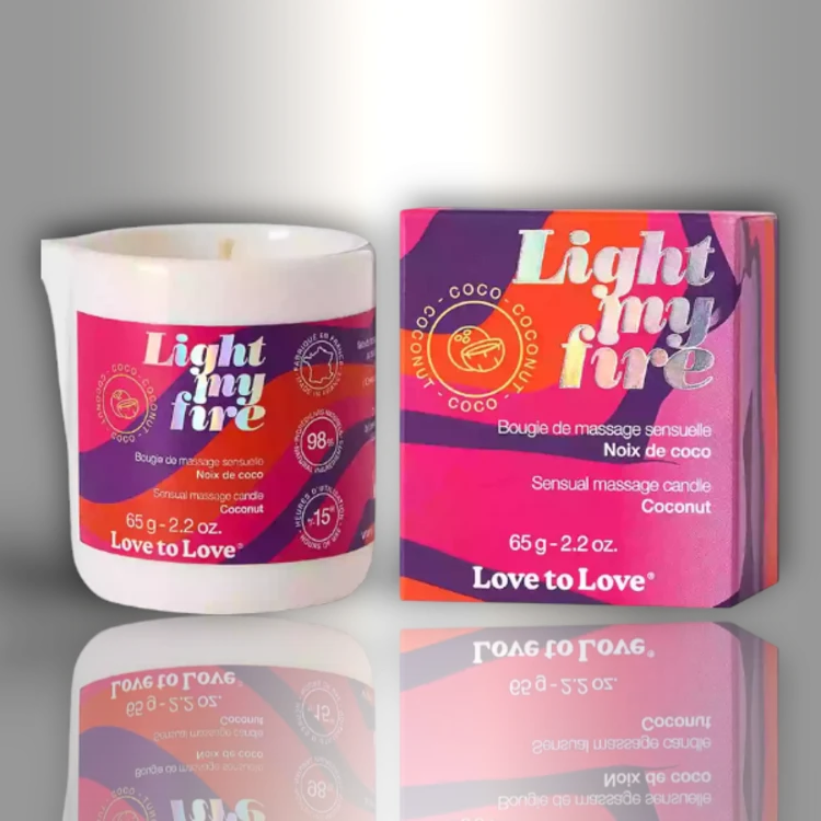 PlayLoveToys - products/light-my-fire-massage-candle-coconut-65g-2-2oz