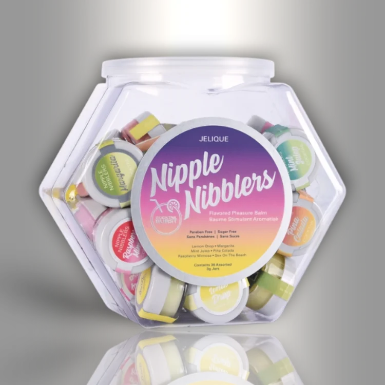 PlayLoveToys - products/nipple-nibblers-cocktail-pleasure-balm-assorted-3g-bowl-of-36