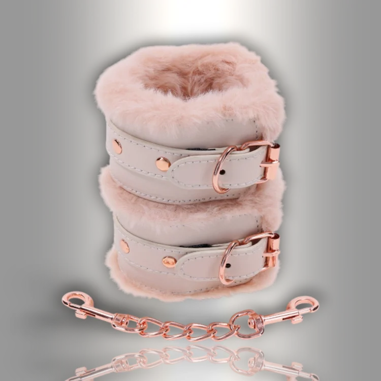 PlayLoveToys - products/peaches-n-creame-fur-handcuffs
