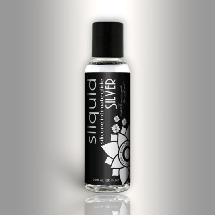 PlayLoveToys - products/silver-silicone-lubricant-2oz