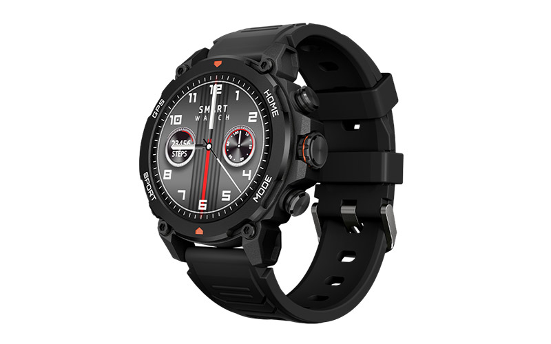 AuraFit TREK 1 G6 Smartwatch – Built-in GPS, AMOLED Display & Bluetooth Calling