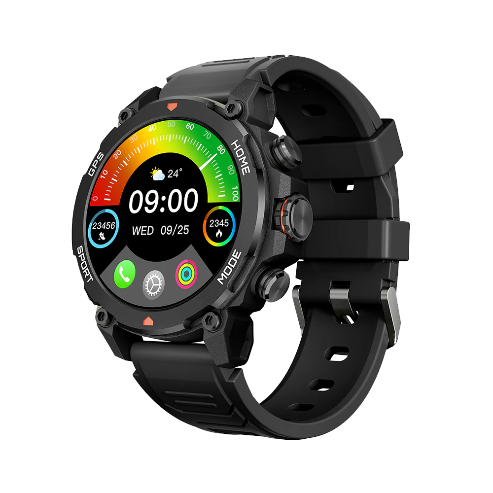 AuraFit TREK 1 G6 Smartwatch – Built-in GPS, AMOLED Display & Bluetooth Calling - Image 2
