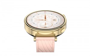 AuraFit ELLA 2 AM23 AMOLED Smartwatch – Champagne (Includes Free Extra Strap) - Image 3