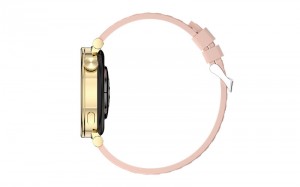 AuraFit ELLA 2 AM23 AMOLED Smartwatch – Champagne (Includes Free Extra Strap) - Image 4