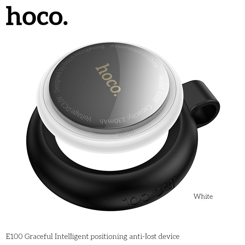 HOCO E100 Graceful Intelligent Positioning Anti-Lost Smart Tracker for ios – Black - Image 2