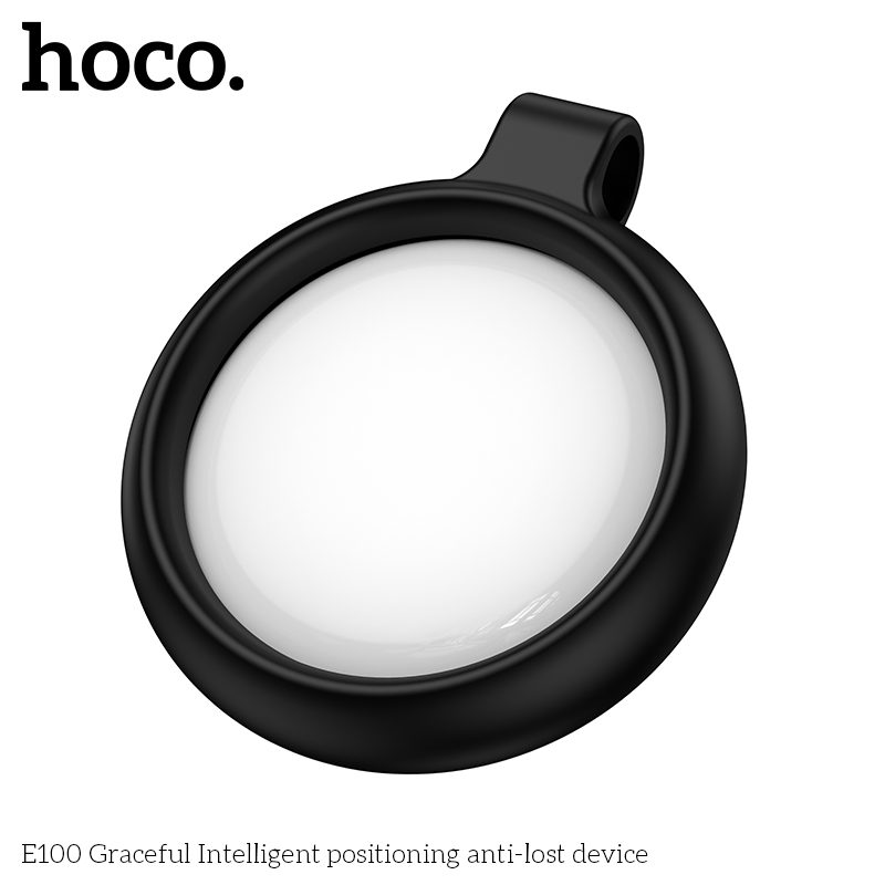 HOCO E100 Graceful Intelligent Positioning Anti-Lost Smart Tracker for ios – Black - Image 1