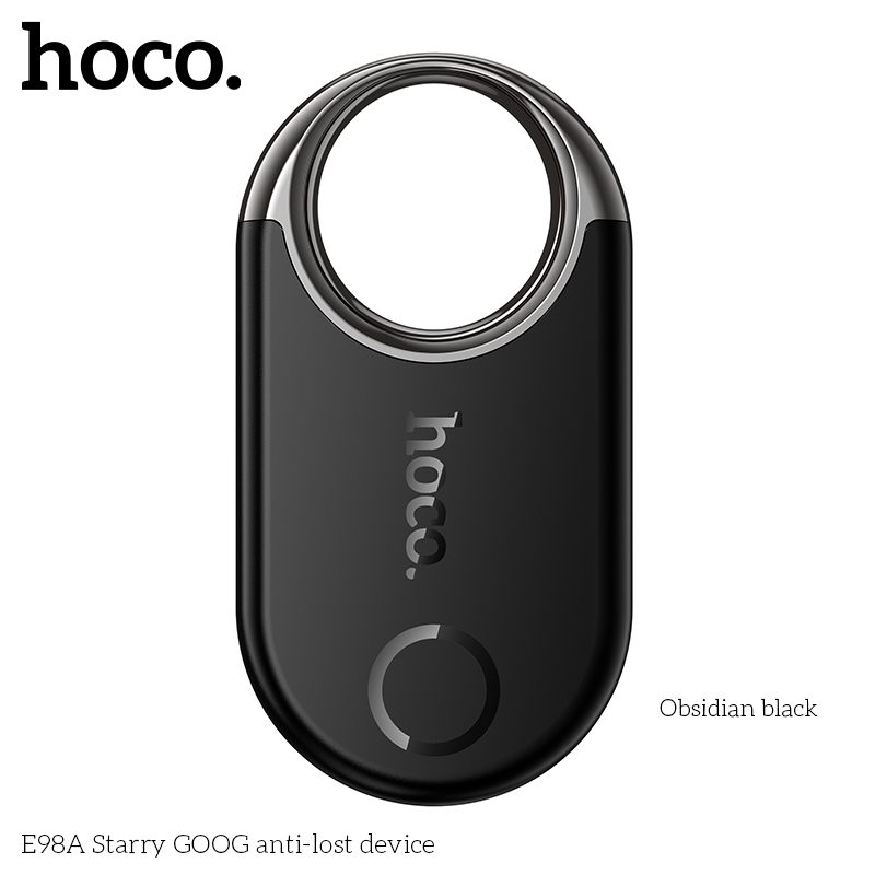 HOCO E98A Starry Smart Anti-Lost Tracker Device – Obsidian Black - Image 1
