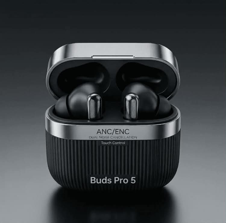 Buds Pro 5 Wireless Bluetooth Earbuds | HD Sound | Touch Control | Noise Reduction - Image 2