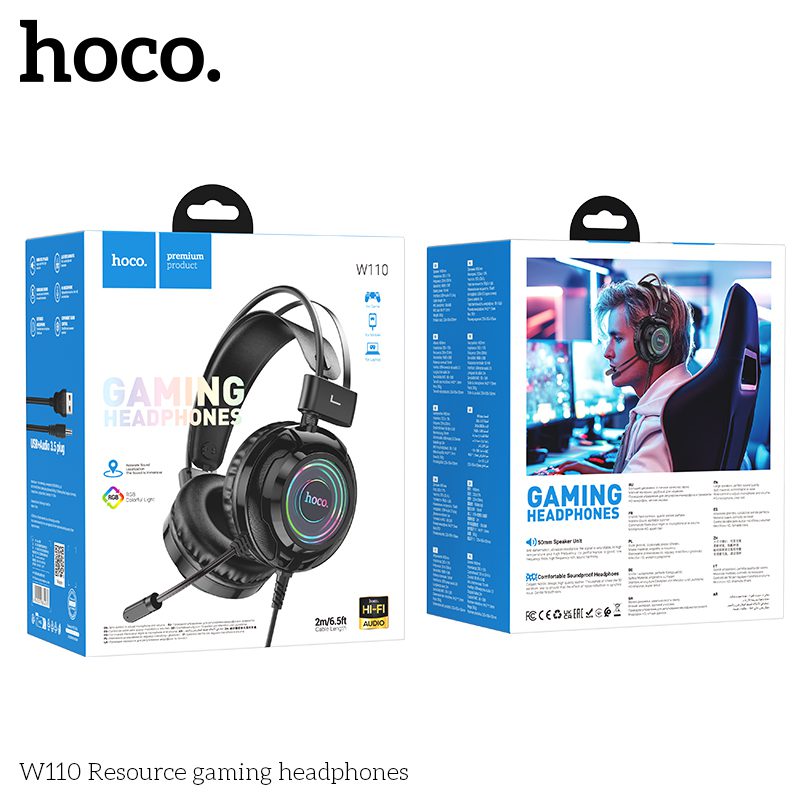 HOCO W110 Resource Gaming Headphones Price in Pakistan - Image 4