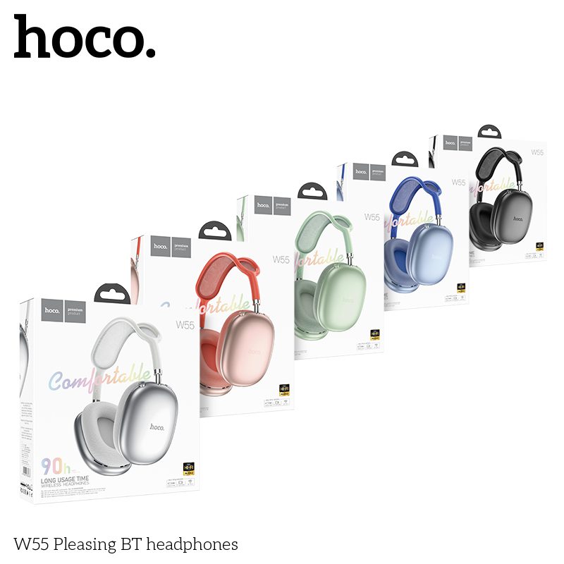 HOCO W55 Pleasing Wireless Bluetooth Headphones Price in Pakistan - Image 2