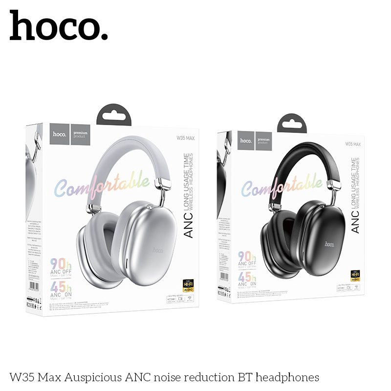 HOCO W35 Max Auspicious ANC Wireless Headphones Price in Pakistan - Image 3