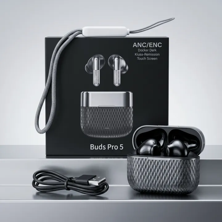 Buds Pro 5 Wireless Bluetooth Earbuds | HD Sound | Touch Control | Noise Reduction — product image 3