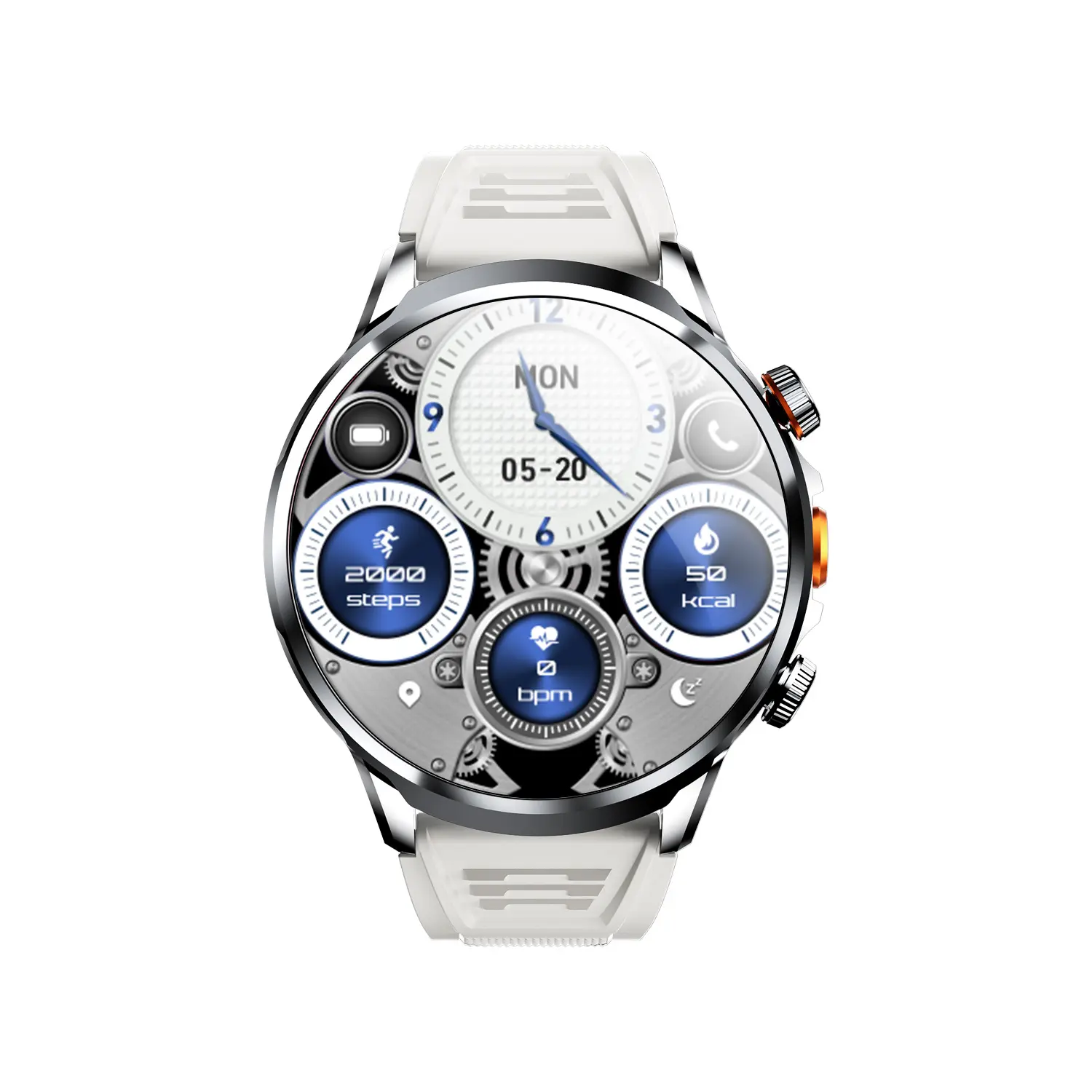 NEW 4G Android H18 Smart Watch 1.95 inch Large Spherical Screen Camera Video Call With 1100mAh Big Battery Outdoor Sport Men - Image 3