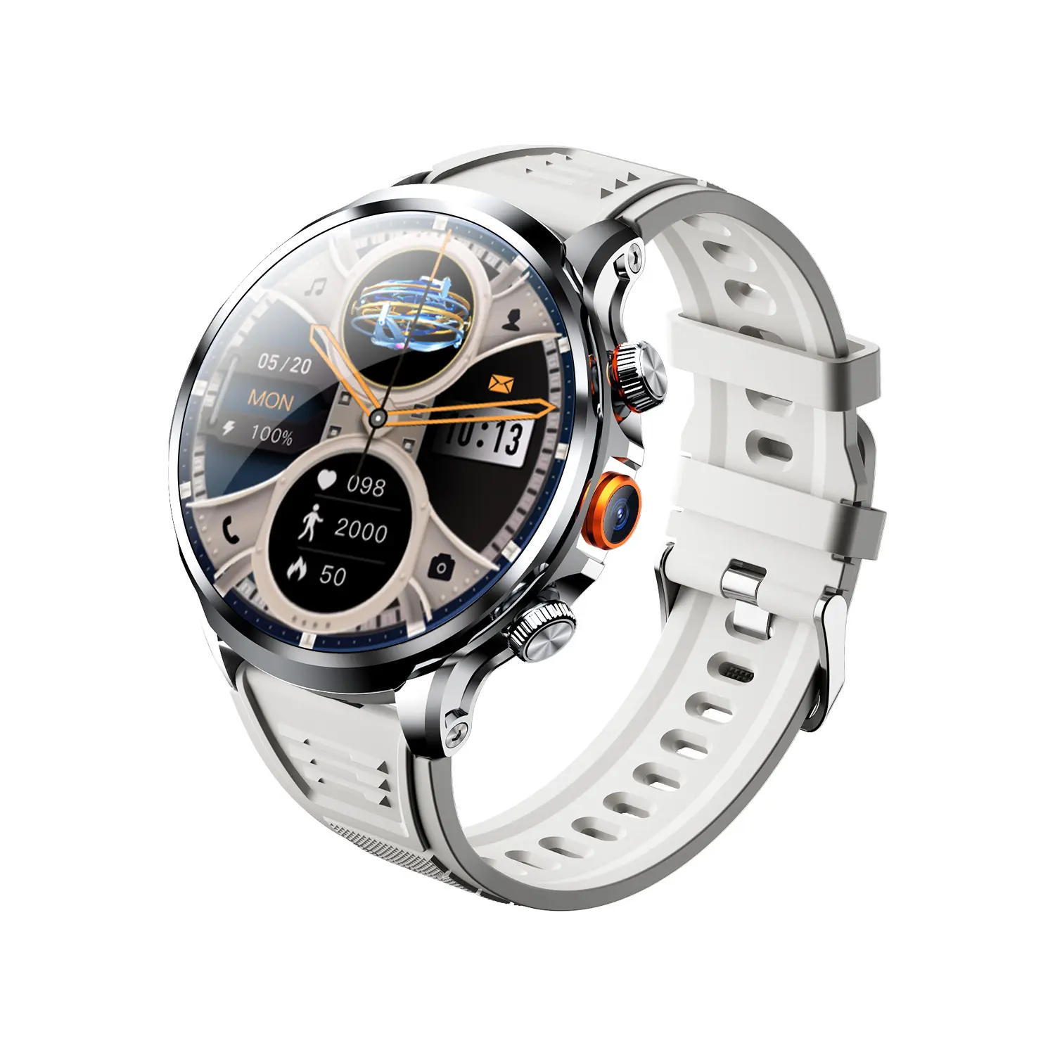 NEW 4G Android H18 Smart Watch 1.95 inch Large Spherical Screen Camera Video Call With 1100mAh Big Battery Outdoor Sport Men - Image 2