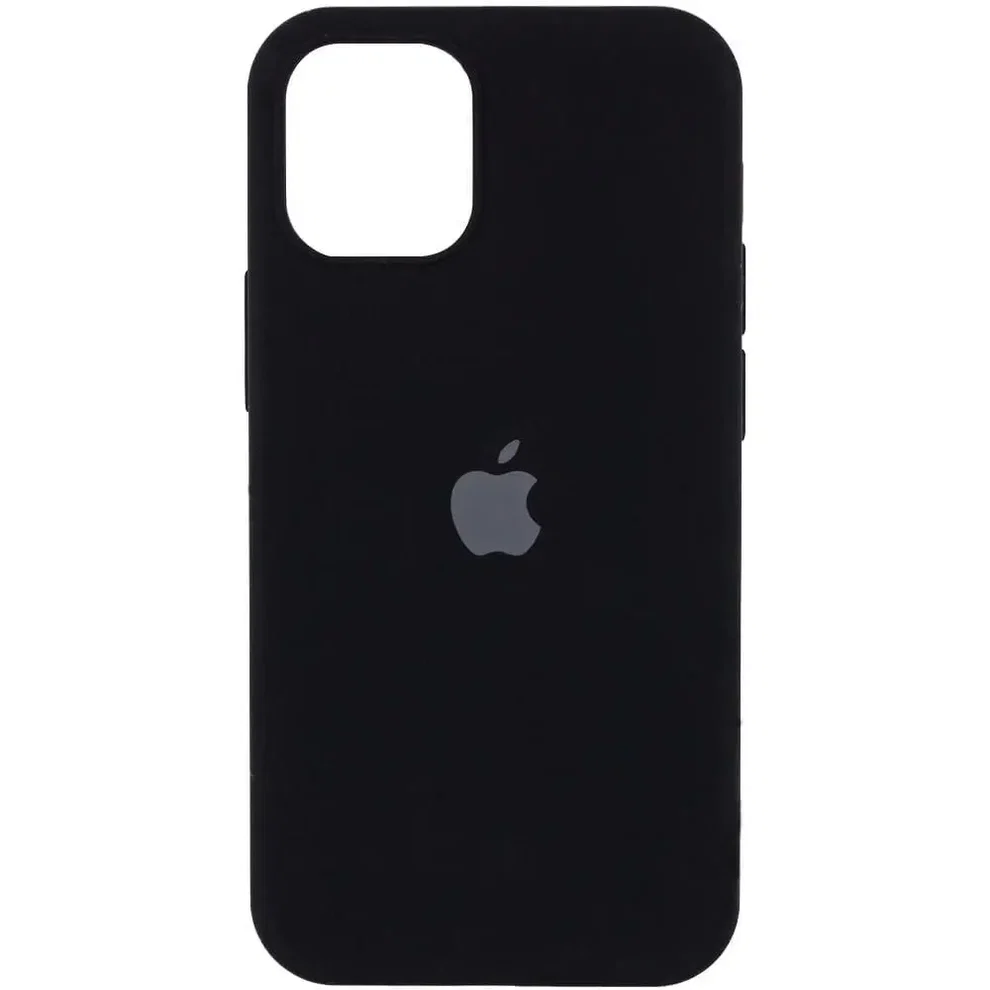 Jet Black Silicone Case for iPhone
