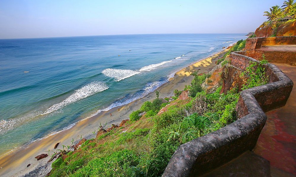 Varkala Beach & Cliff, Kerala