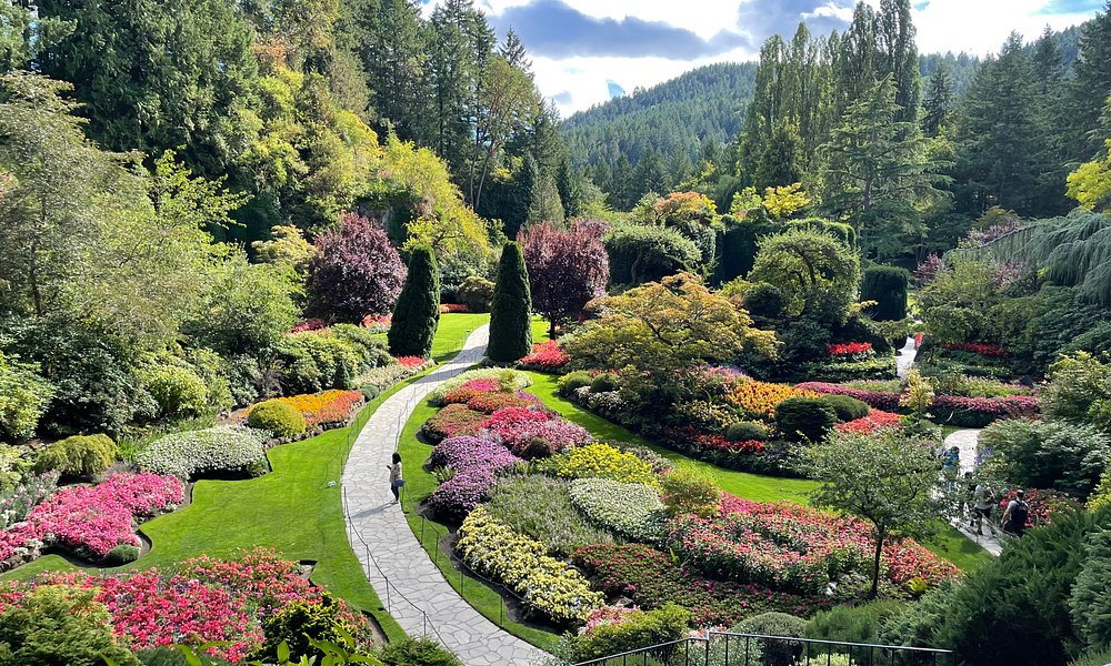 The Butchart Gardens (near Victoria, BC) — Sunken Garden Views & Seasonal Displays (Christmas Lights in Dec—Jan)