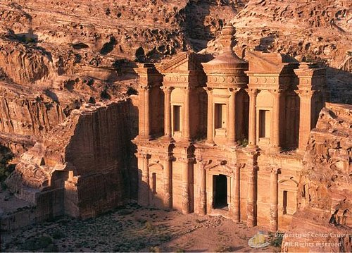 The Treasury (Al-Khazneh), Petra — Iconic Rock-Cut Facade at the End of the Siq (Included with Petra Ticket)