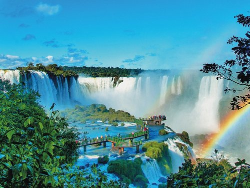 Iguaçu Falls (Brazil Side) — Iguaçu National Park Panoramic Walkway + Viewpoints (Ticketed Entry + Included Park Transport)