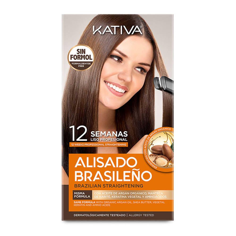 KIT DE ALISADO KATIVA BRASIL SIN FORMOL
