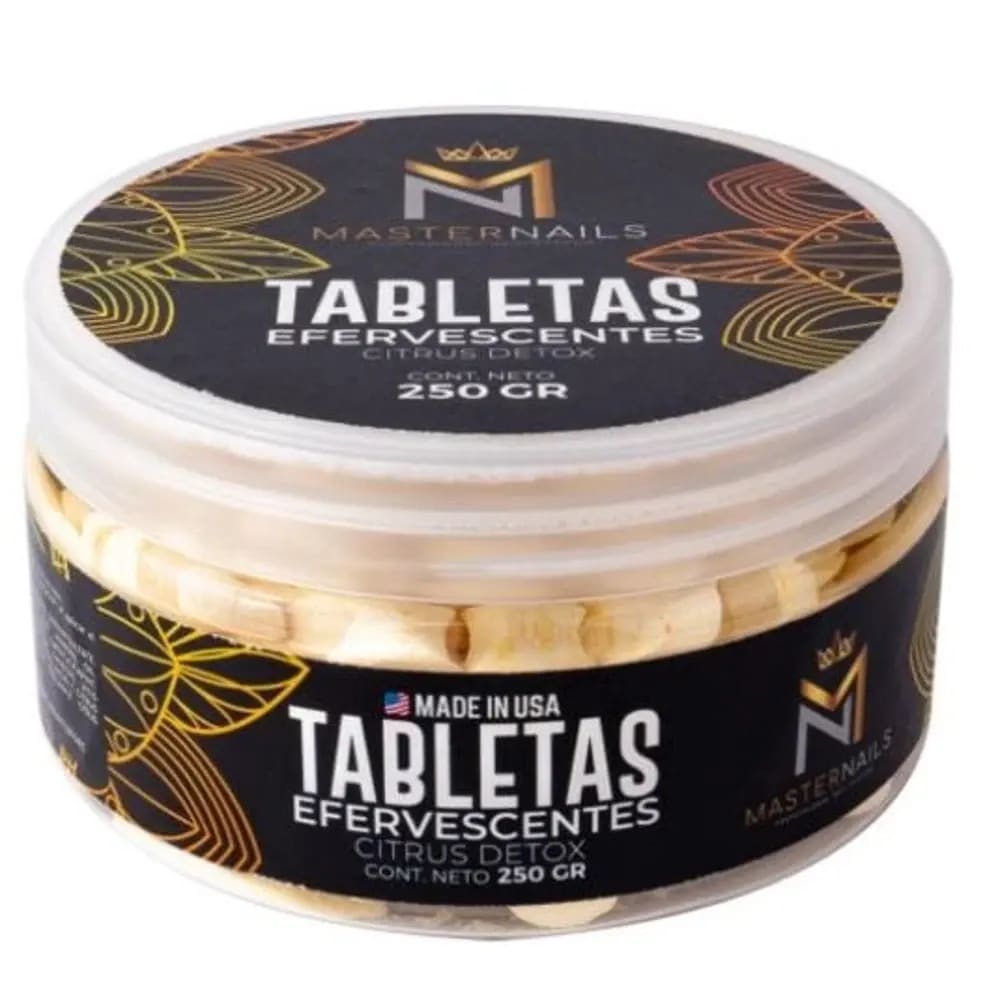 MASTER NAILS TABLETAS EFERVESCENTE 250G CITRUS DETOX