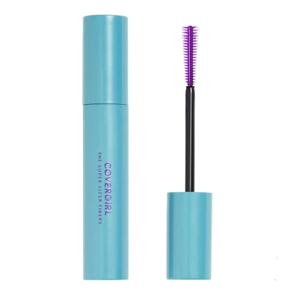 COVERGIRL SUPER SIZER FIBERS MASCARA VERY BLACK | VOLUMEN Y LONGITUD EXTREMA