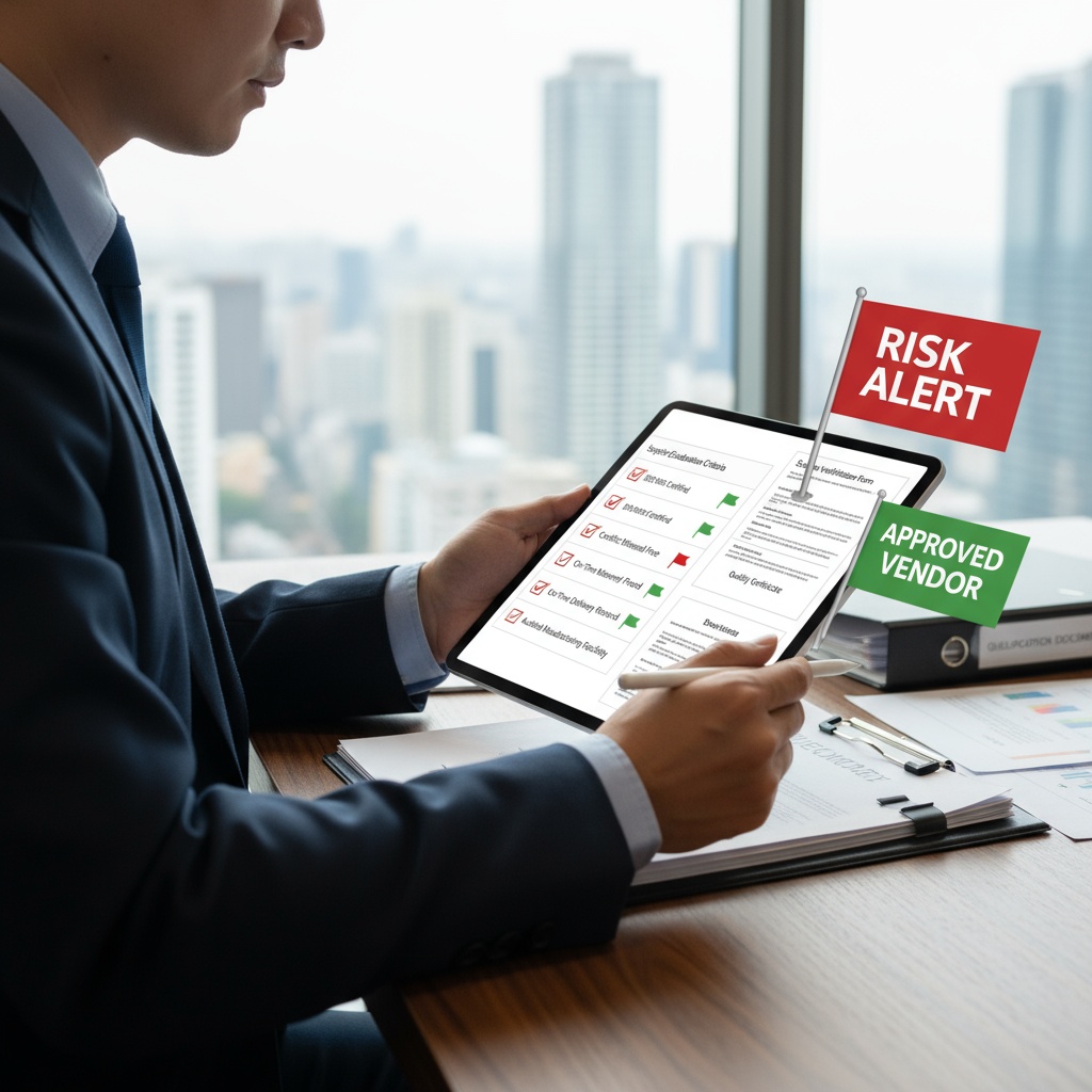Supplier verification checklist