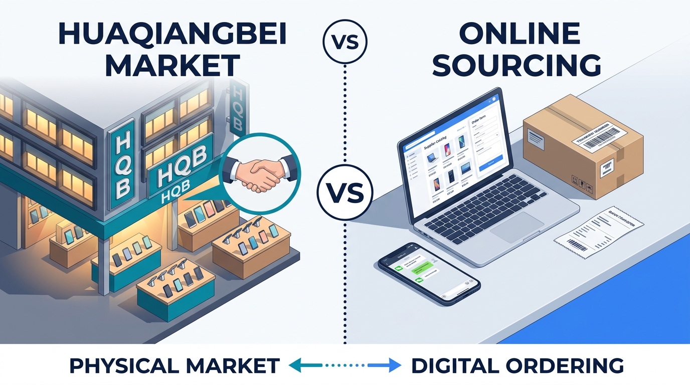 Huaqiangbei vs Online Sourcing: Where Should Wholesale Buyers Purchase Phone Repair Parts?