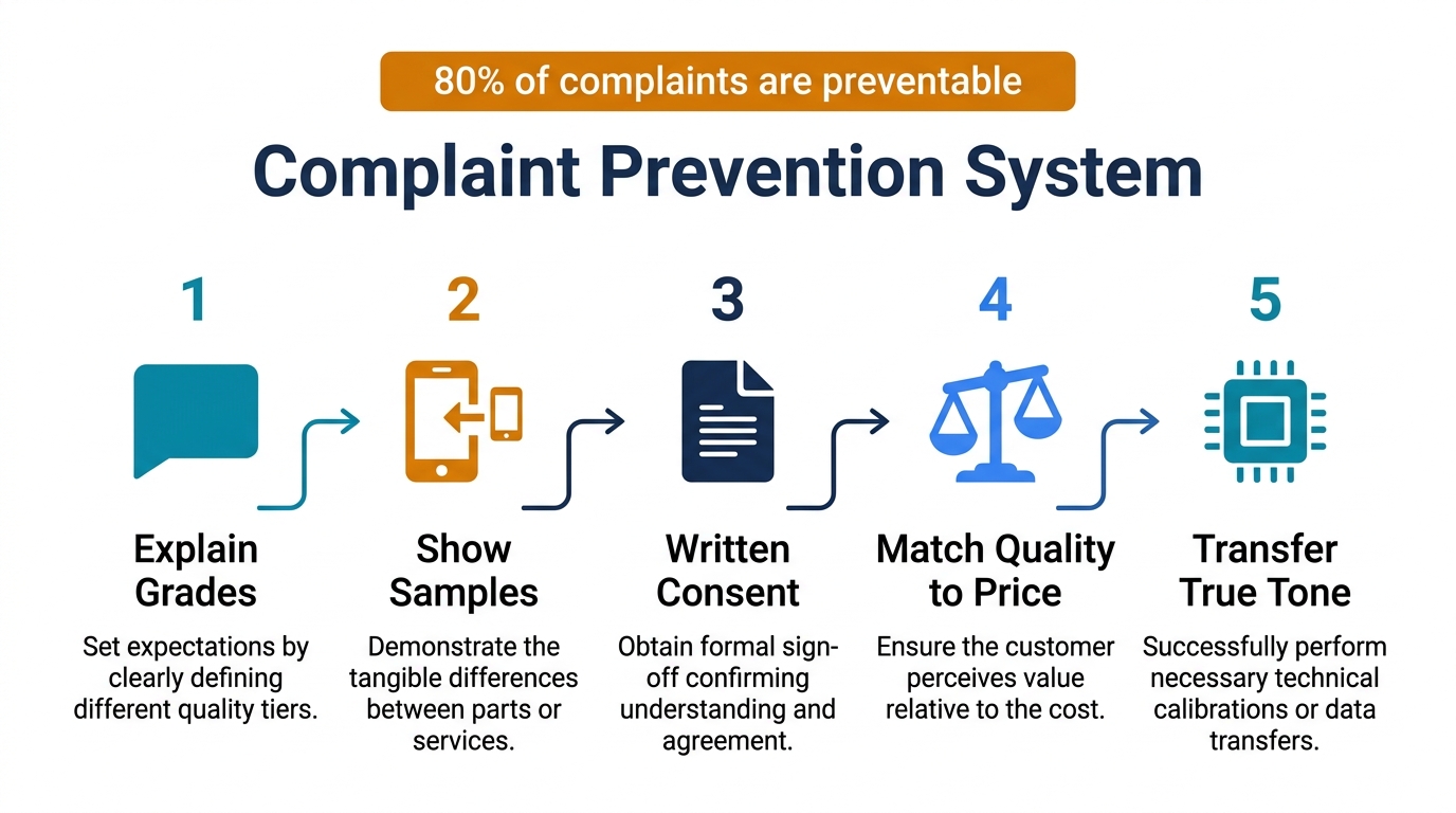 Five prevention strategies to eliminate aftermarket screen complaints before they happen