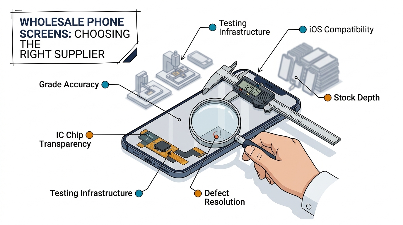 Wholesale Phone Screens: How to Choose the Right Supplier for Bulk Orders