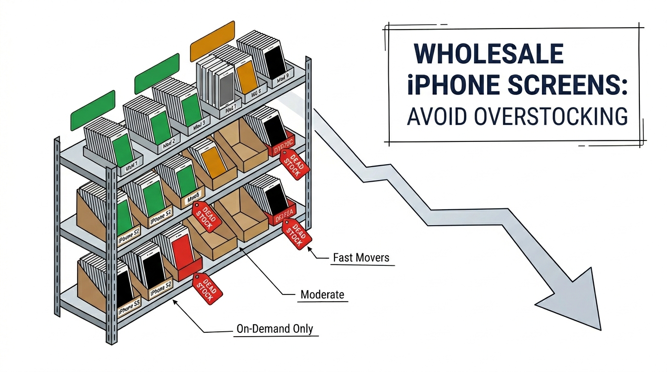 Wholesale iPhone Screens Inventory: How to Avoid Overstocking Slow Models