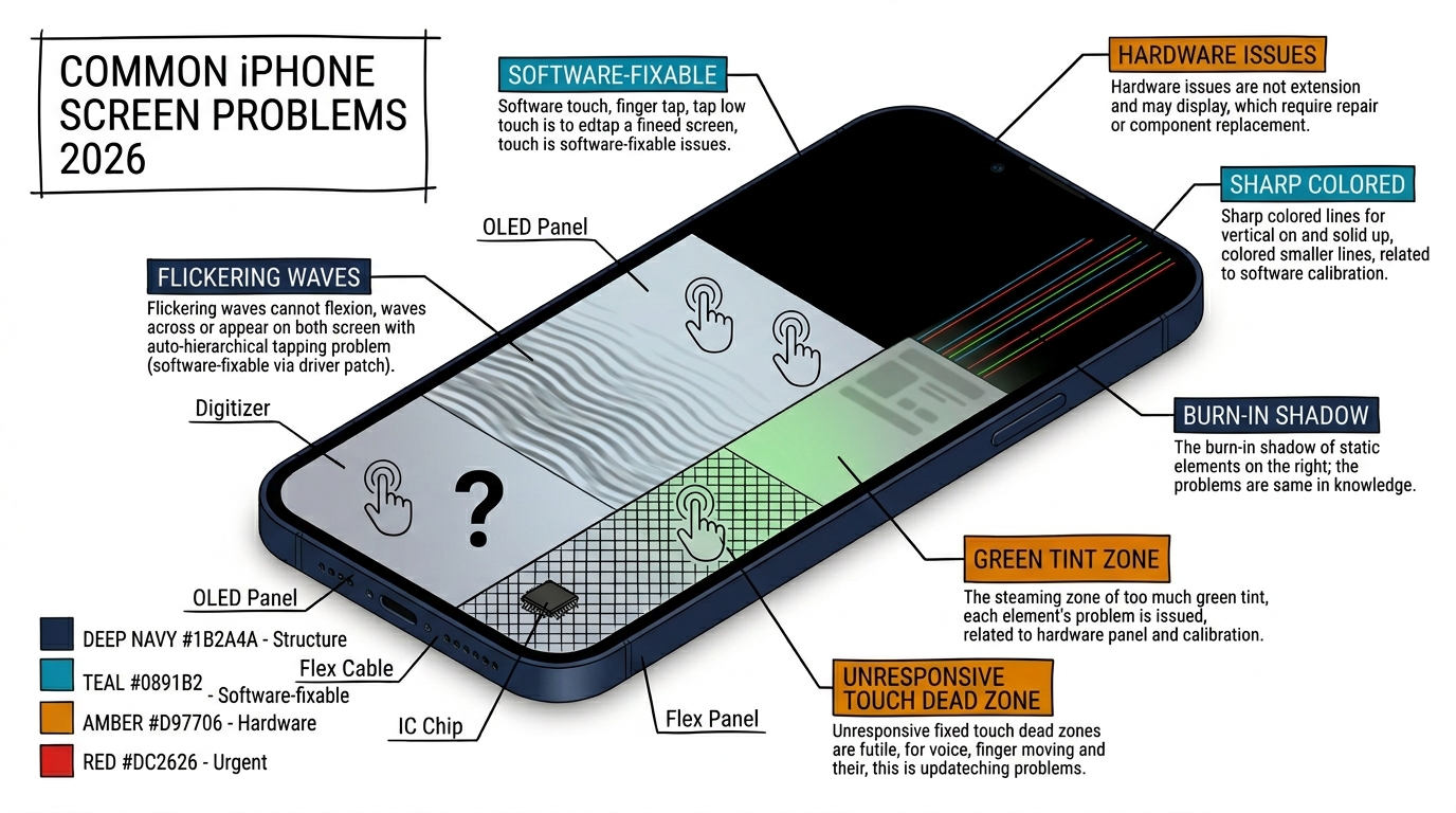 Most Common iPhone Screen Problems in 2026 (and How to Fix Them)