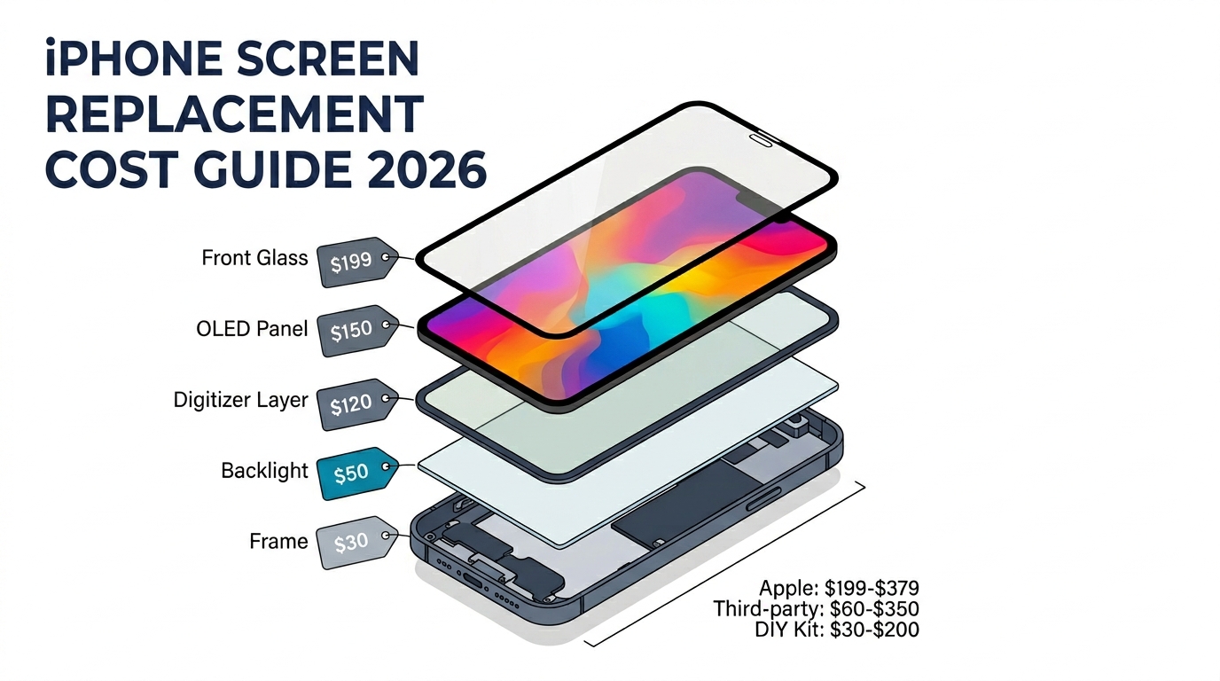 iPhone Screen Replacement Cost: Full Breakdown by Model and Screen Grade