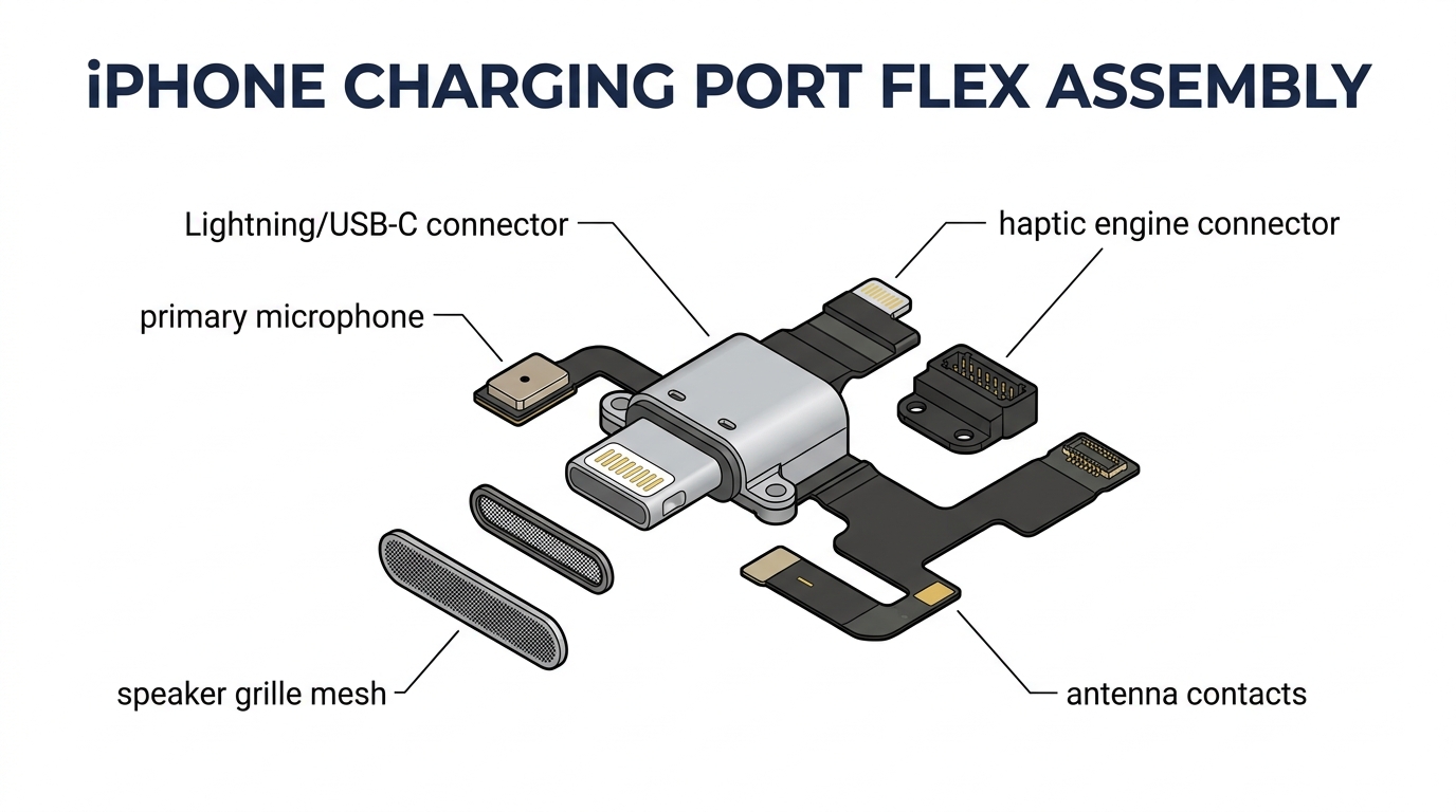 iPhone Charging Port Repair Guide: Fault Diagnosis, Repair Decisions, and Parts Quality