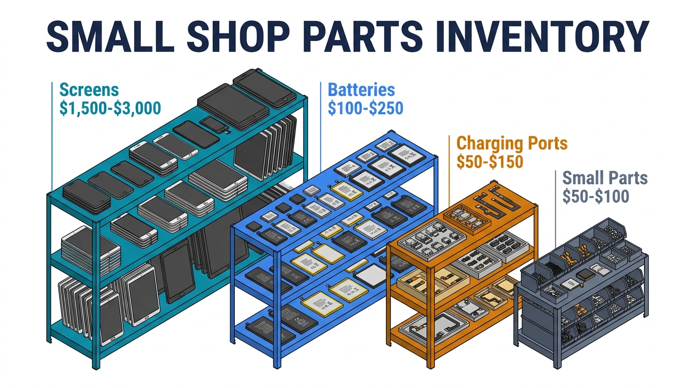 Which Phone Parts Should a Small Repair Shop Keep in Stock in 2026?