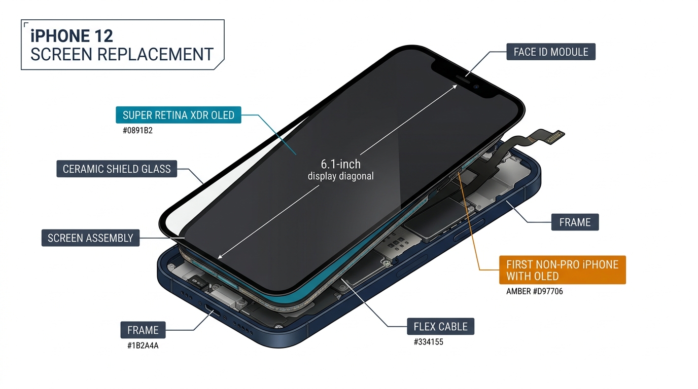 iPhone 12 Screen Replacement Cost in 2026: Is It Still Worth Repairing?