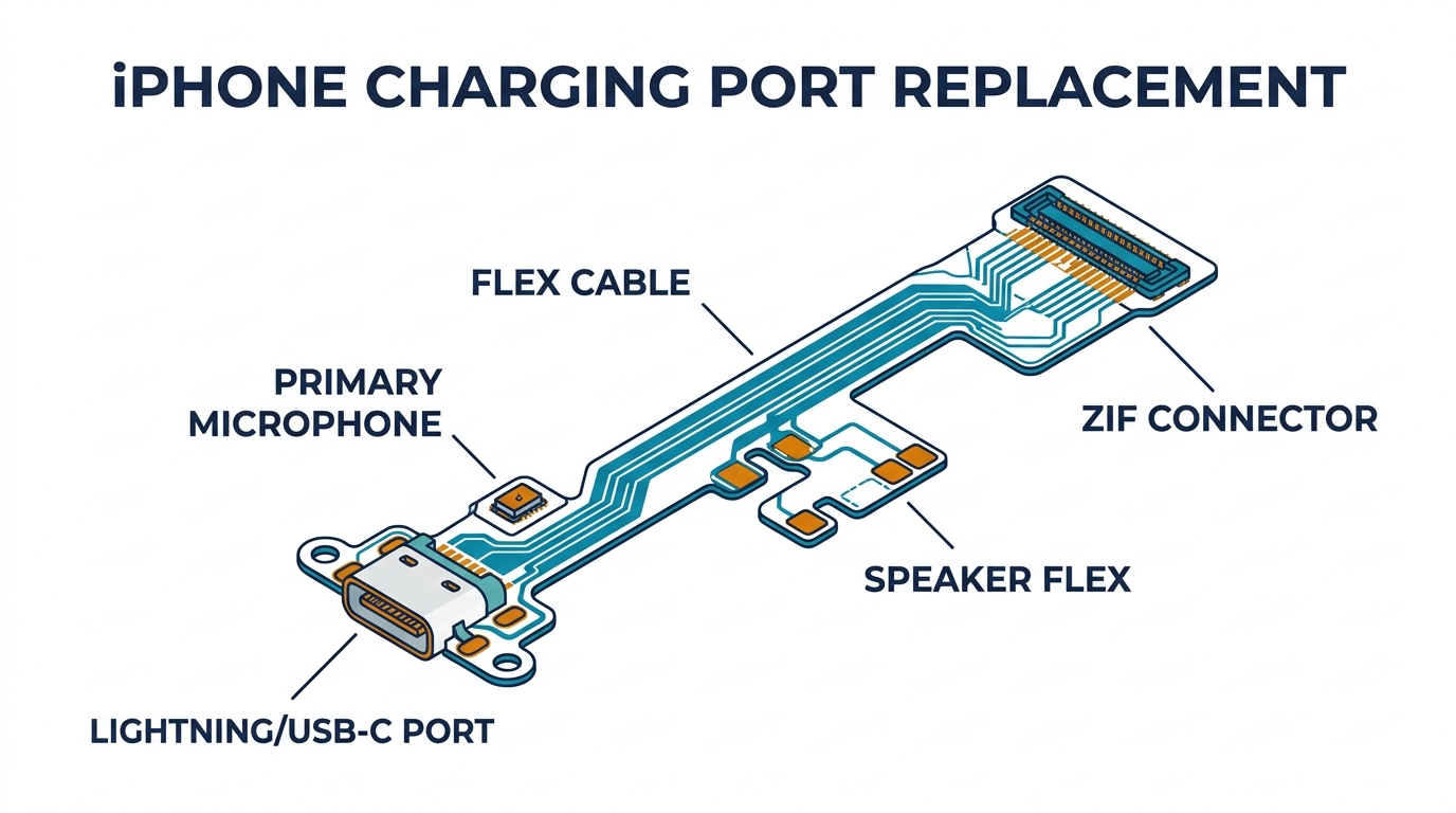 iPhone Charging Port Replacement Cost: When to Clean, Repair, or Replace