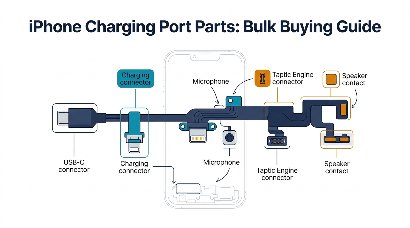 Wholesale Charging Port Assemblies: How Repair Shops Pick Bulk Orders