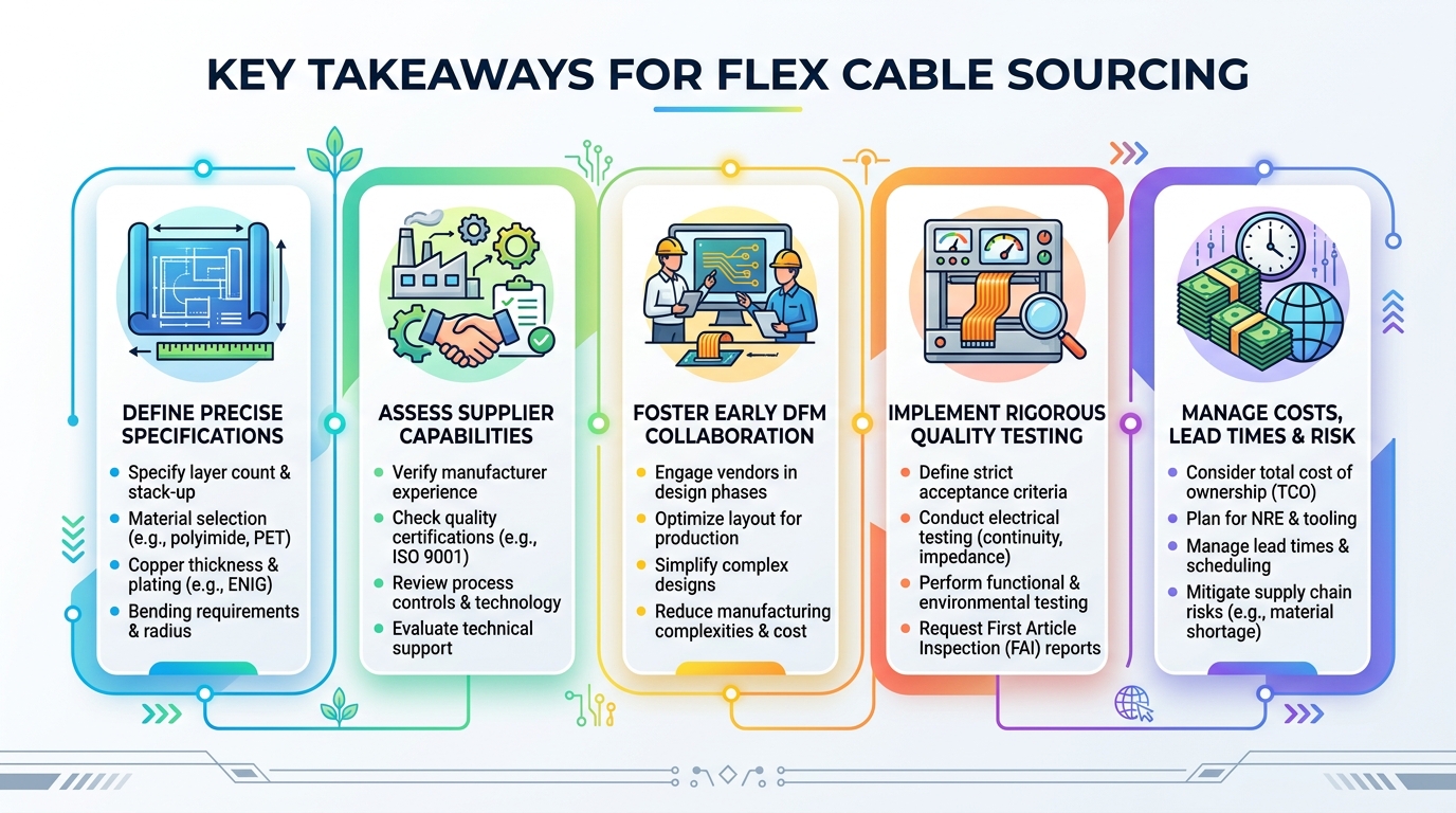 Key takeaways for sourcing charging port flex cables in bulk