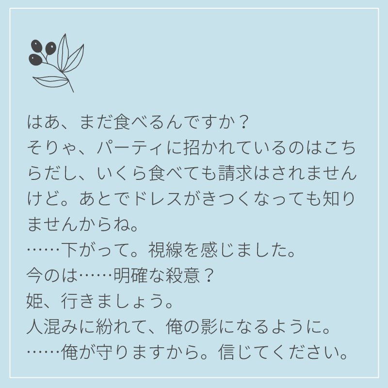 姫を守るボディガード視点