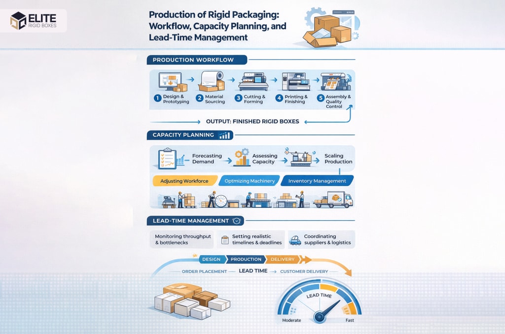 Production of Rigid Packaging: Workflow, Capacity Planning, and Lead ...