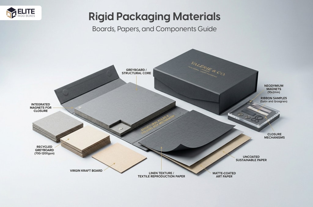 Matte Rigid Rigid Packaging Materials: Boards, Papers, and Components Guide