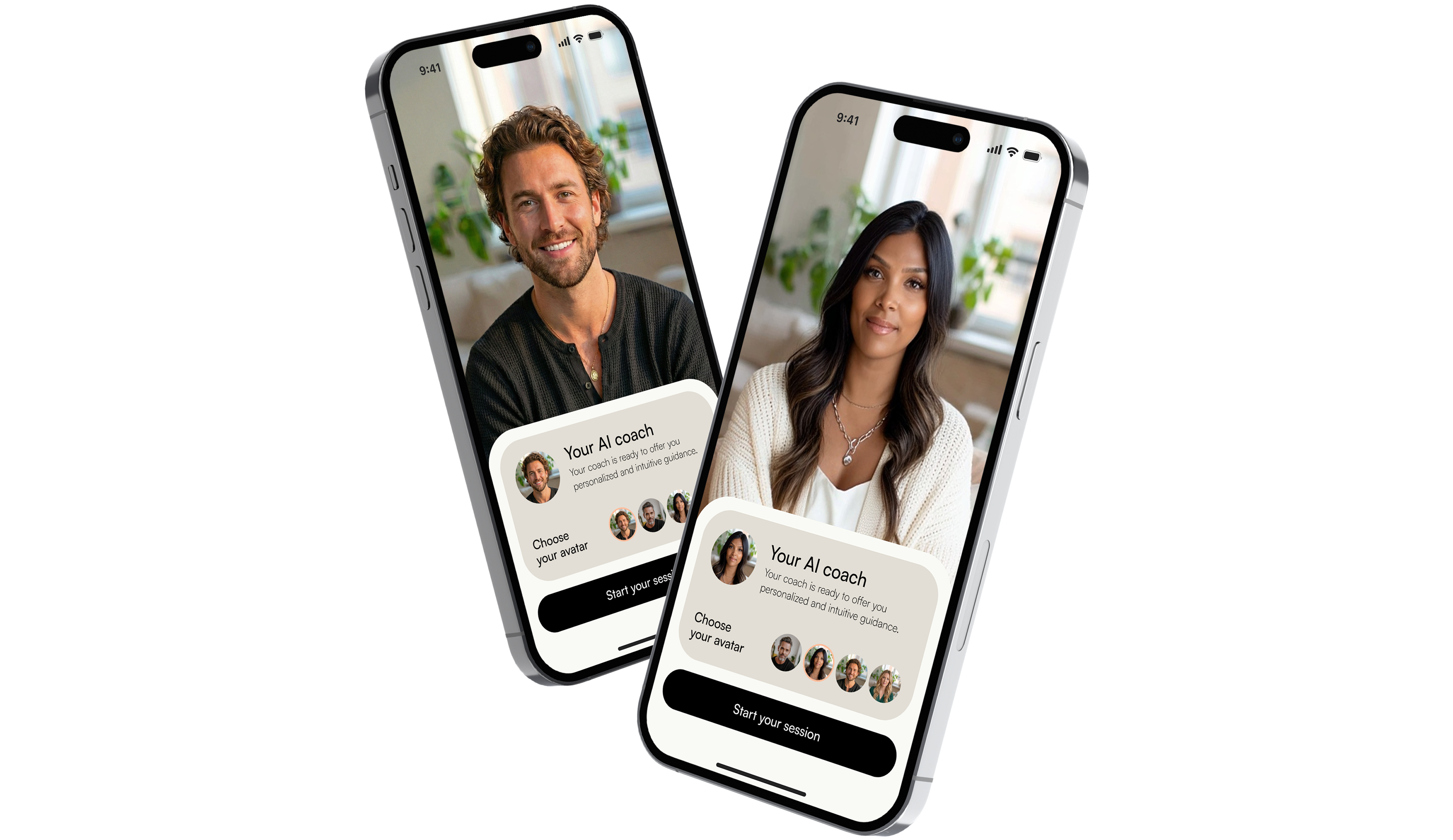 Pairluv app interface showing AI coach