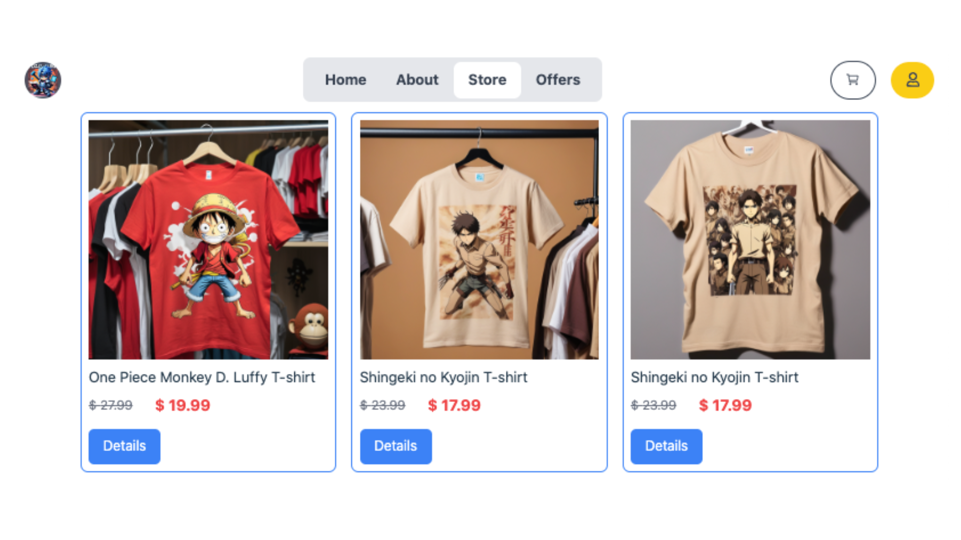 Otaku Kaio Ecommerce