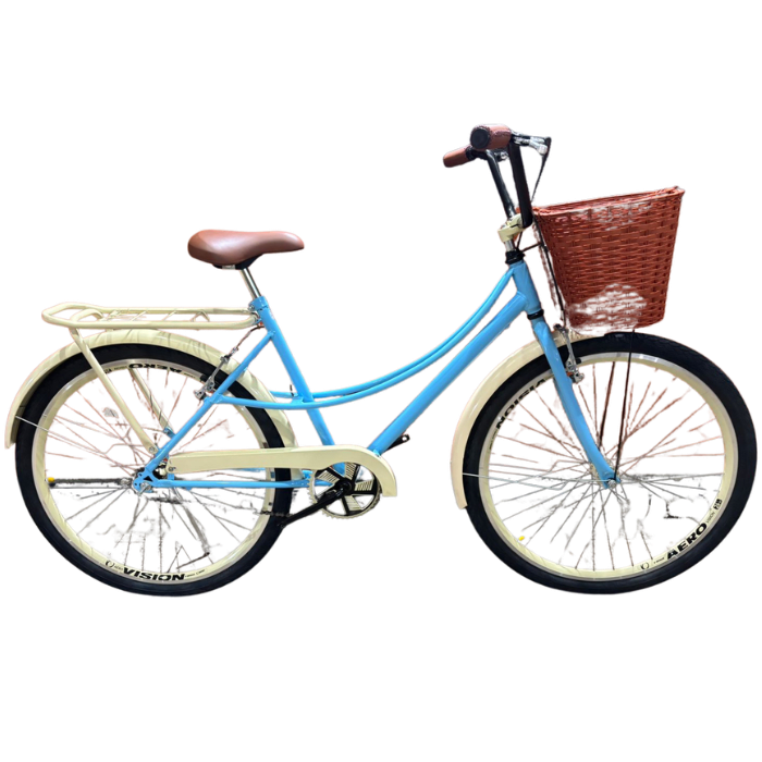 BICICLETA ARO 26 RETRÔ INOX