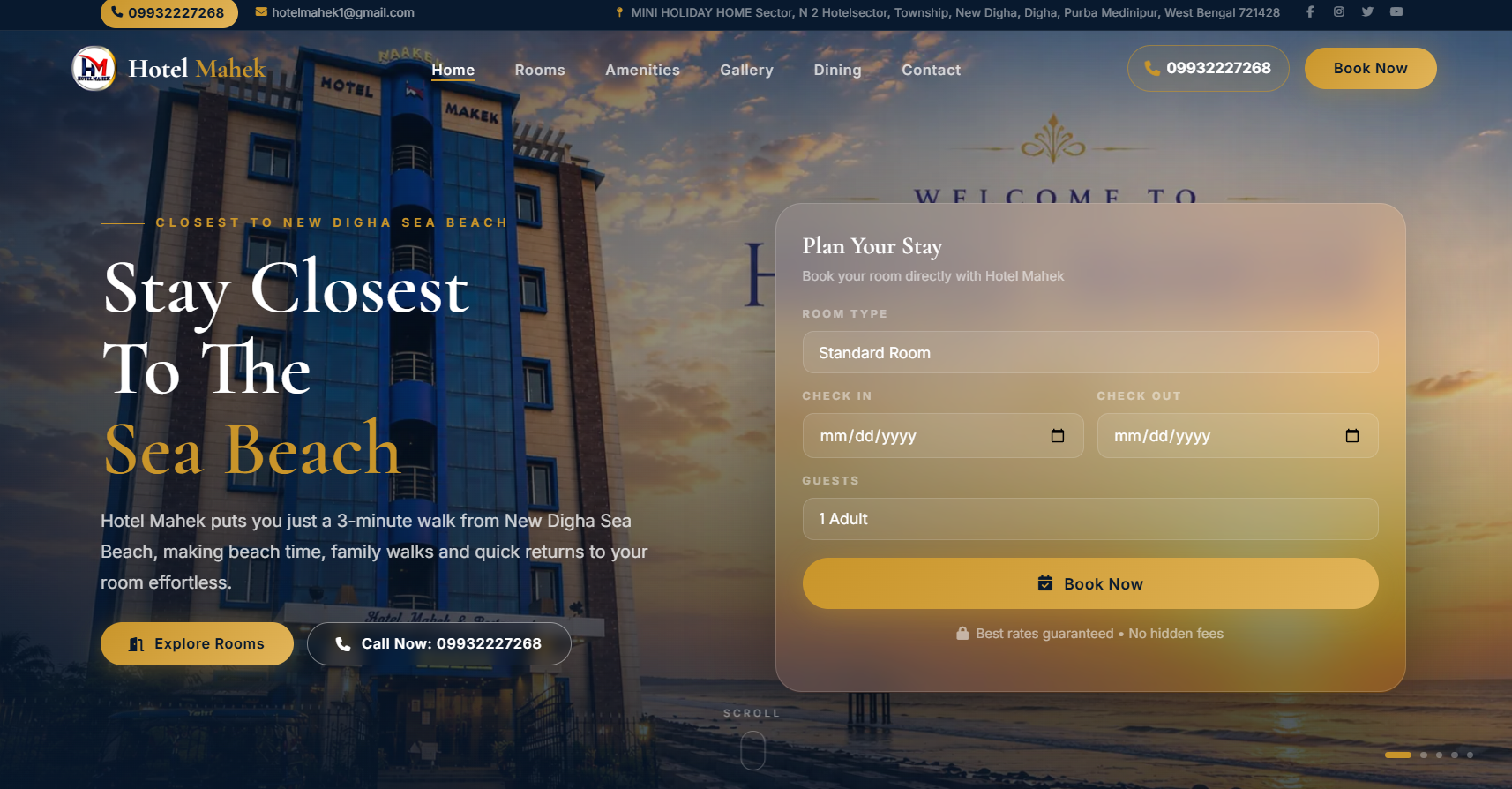 Hotel Mahek screenshot