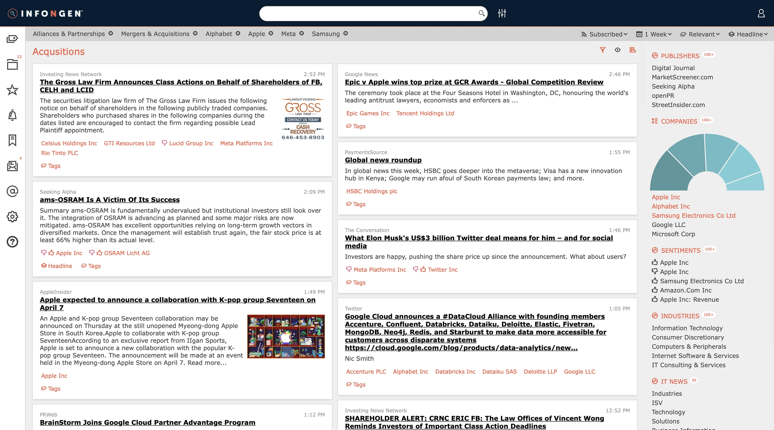 Old version of InfoNgen